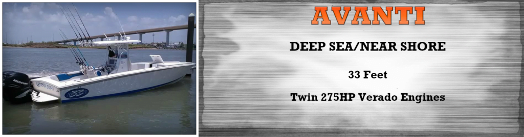 reel threel logo - finshing charters surfside beach tx avanti