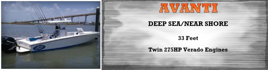 reel threel logo - finshing charters surfside beach tx avanti