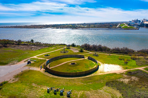 historic fort velasco in surfside beach texas