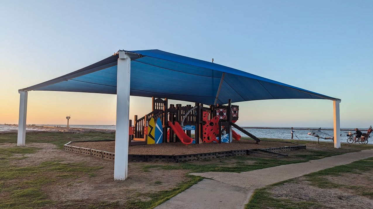 Jetty park playscape in Surfside beach texas