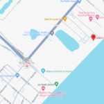 map of surfside restaurants texas