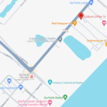 map of surfside restaurants texas