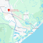 map of surfside restaurants texas