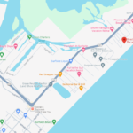 map of surfside restaurants texas