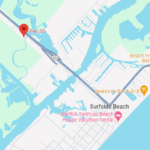 map of surfside restaurants texas