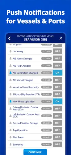 Marine Traffic app screenshot - track Surfside Beach TX ships, destinations, and cargo.  Freeport Texas